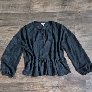 Elegant Black Women's Top